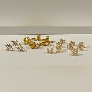 NEW Gold Set of Body Jewelry/Hair Accessories Set